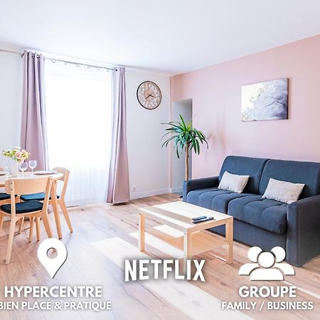 Ideal Pro Et Famille En Hypercentre - 3 Lits Корбей-Ессонн Екстер'єр фото
