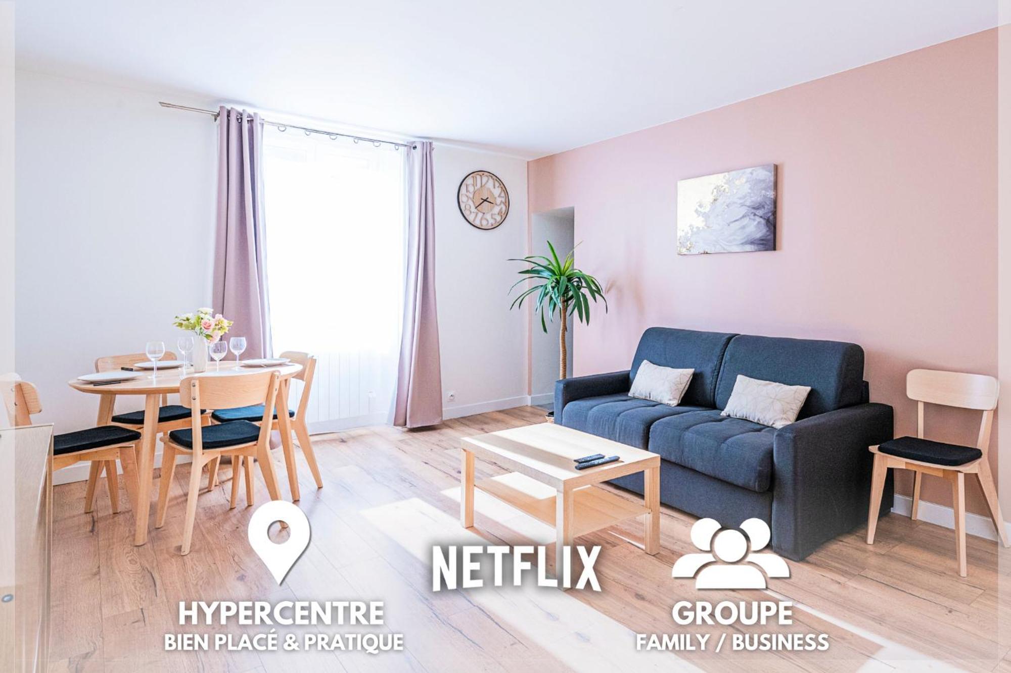 Ideal Pro Et Famille En Hypercentre - 3 Lits Корбей-Ессонн Екстер'єр фото
